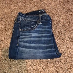 AEO Super Super Stretch High Waisted Jeans